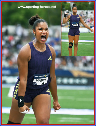 Yemisi MABRY - Germany - Second in shot at 2026 Paris Diamond League