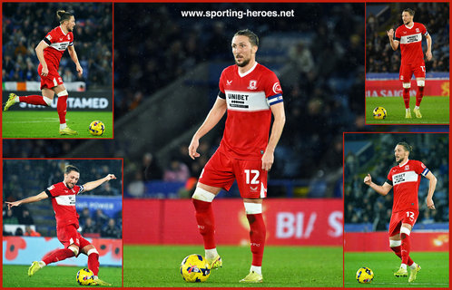 Luke AYLING - Middlesbrough FC - League appearances.