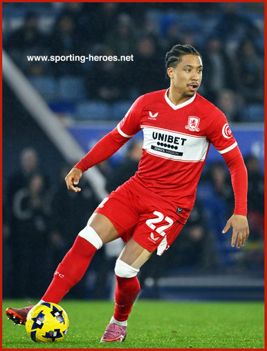 Samuel SILVERA - Middlesbrough FC - League appearances.