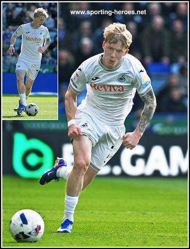 Melker WIDELL - Swansea City FC - League Appearances