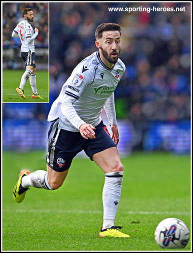 Josh  SHEEHAN - Bolton Wanderers - League apperances.