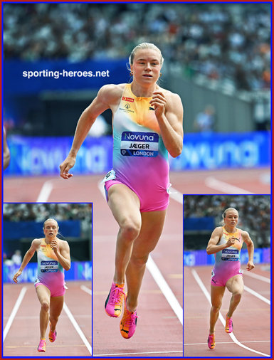 Henriette JAEGER - Norway - Second in 400m at 2026 London Diamond League