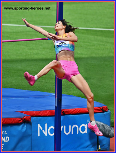 Angelina TOPIC - Serbia - High jump final at 2026 London Diamond League