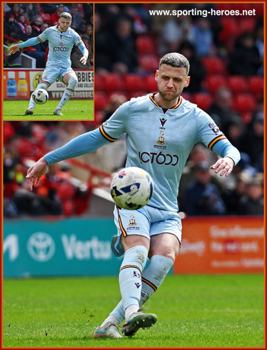 Aden BALDWIN - Bradford City FC - League appearances.