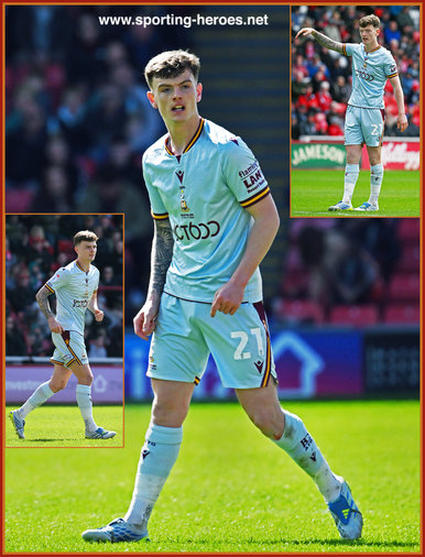 Jensen METCALFE - Bradford City FC - League appearances