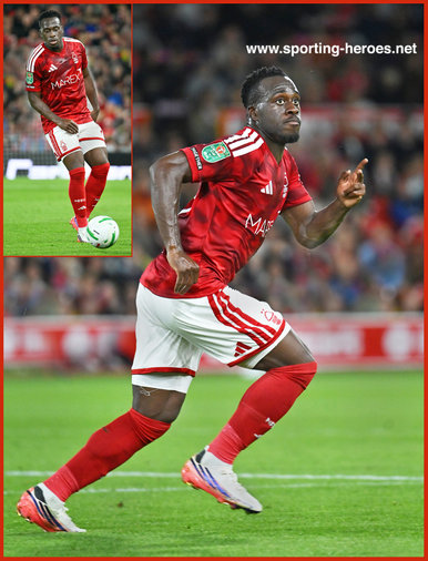 Arnaud KALIMUENDO - Nottingham Forest - League Appearances