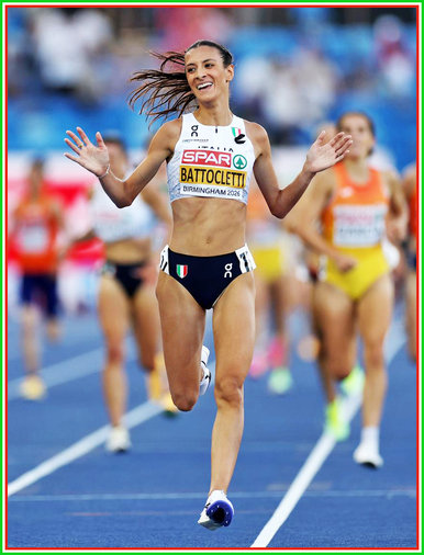 Nadia  BATTOCLETTI - Italy - 2026 European 1500m Champion