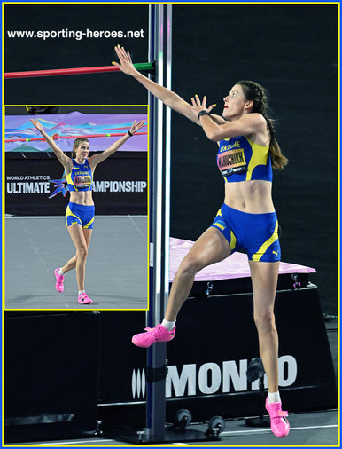 Yaroslava MAHUCHIKH - Ukraine - High jump win at 2026 Ultimate Championship