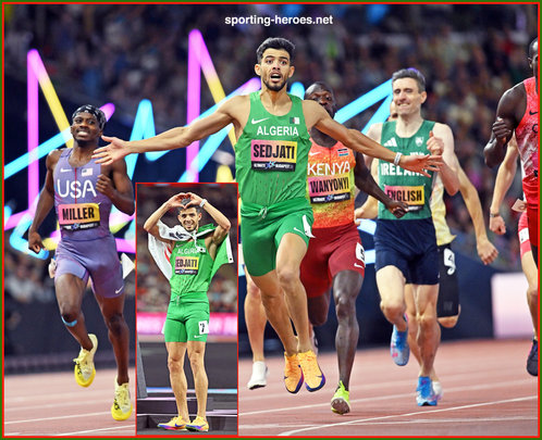 Djamel SEDJATI - Algeria - 2026 800m winner at Ultimate Championship.