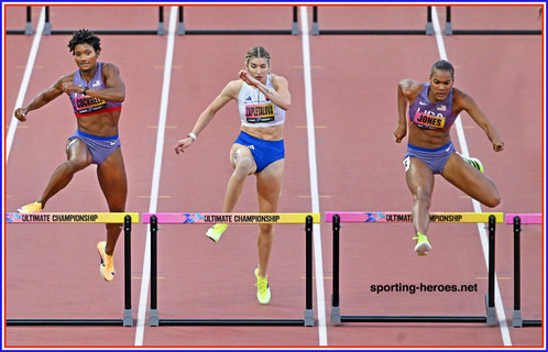 Jasmine JONES - U.S.A. - Winner of 400m hurdles at 2026 Ultimate Championship.