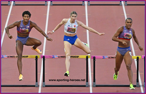 Emma ZAPLETALOVA - Slovakia - 2nd in 400m Hurdles at Ultimate Championship