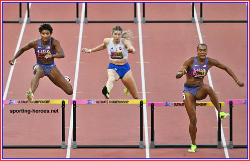 Anna COCKRELL - U.S.A. - 3rd in 400m Hurdles at Ultimate Championship