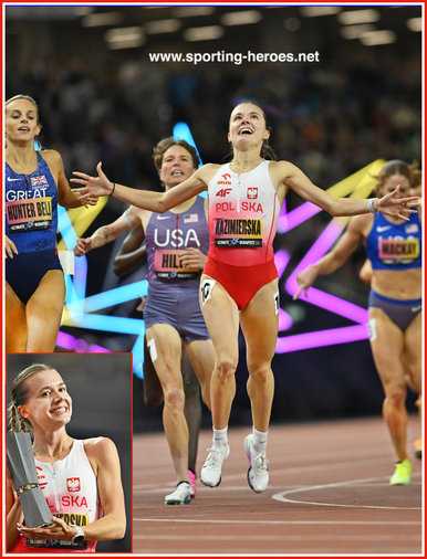 Klaudia KAZIMIERSKA - Poland - Winner of 1500m at 2026 Ultimate Championship.