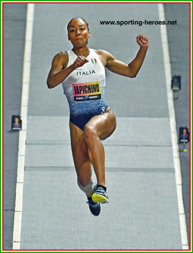 Larissa LAPICHHINO - Italy - Winner of the long jump at Ultimate Championship