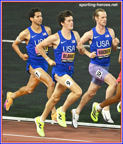 Cole HOCKER - U.S.A. - Second place in 5000m at Ultimate Championship