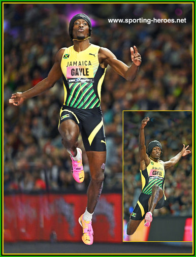 Tajay GAYLE - Jamaica - 5th at Ultimate Championship but 2026 Diamond League winner