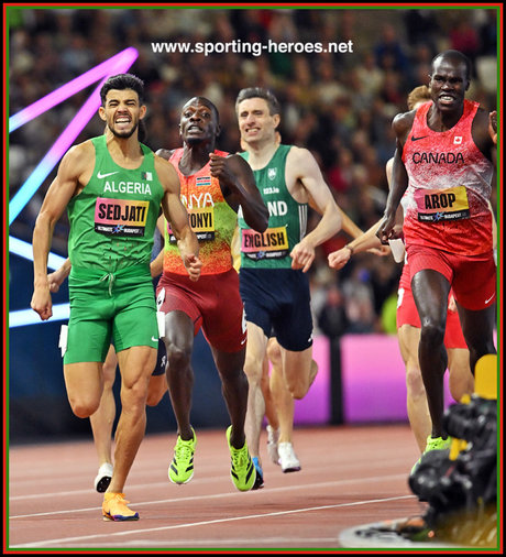 Emmanuel WANYONYI - Kenya - Third in 800m at 2026 Ultmate Championship