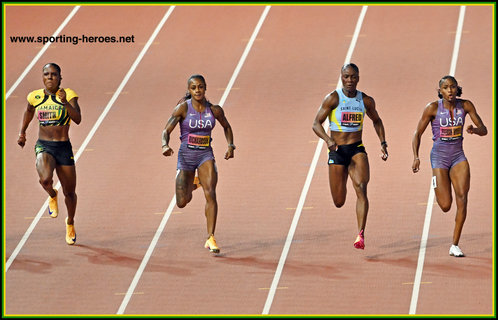 Jonielle SMITH - Jamaica - 4th in 100m at 2026 Ultimate Championship