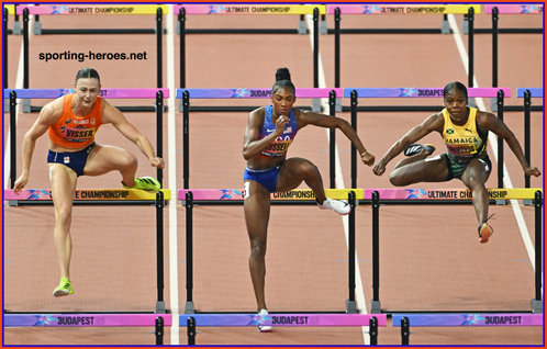 Nadine VISSER - Nederland - 3rd in 100m hurdles at 2026 Ultimate Championship