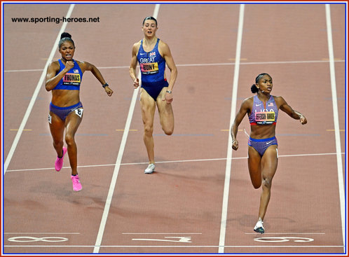 Gabrielle  THOMAS - U.S.A. - Second in 200m at 2026 Ultimate Championship