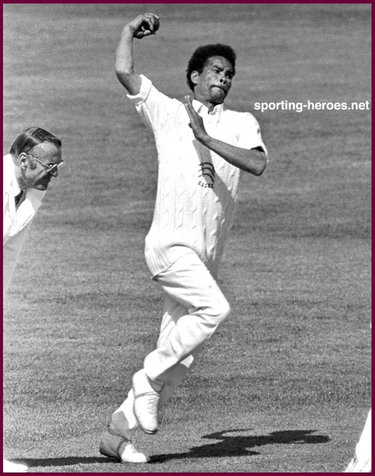 Keith Boyce - West Indies - Cricket Test Record for The West Indies.