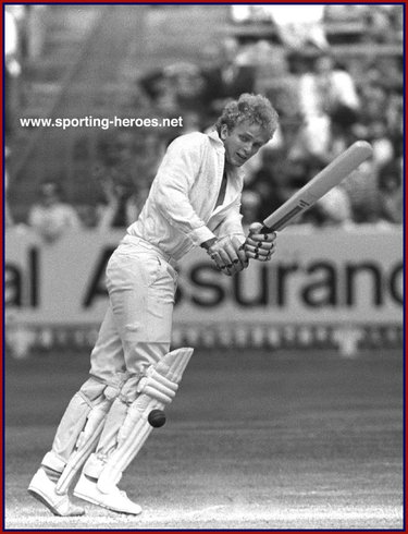 David Gower - England - Test Record v India
