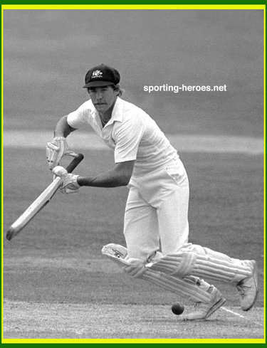 David Hookes - Australia - Test Record for Australia.