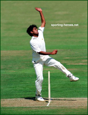 Aaqib Javed - Pakistan - Test Record