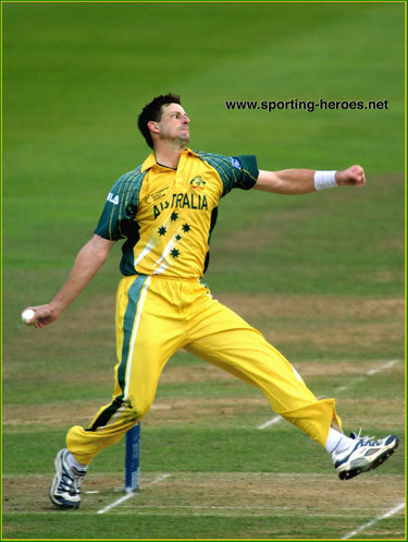 Michael Kasprowicz - Australia - International Test cricket Career for Australia.