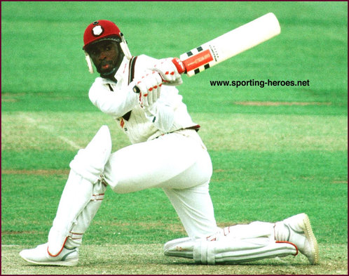 Gus Logie - West Indies - Test Record v England
