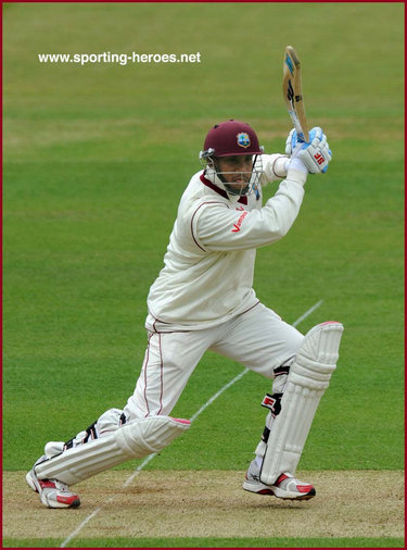 Lendl Simmons - West Indies - Test Record