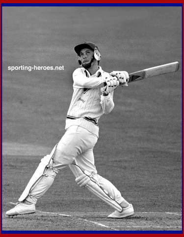 James Whitaker - England - Test record for England.