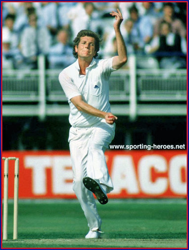 Bob Willis - England - Test Record v West Indies