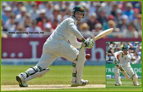 Phillip Hughes - Australia - Cricket Test Record for Australia.