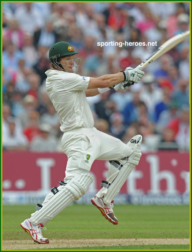 Shane Watson - Australia - Cricket Test Record for Australia.