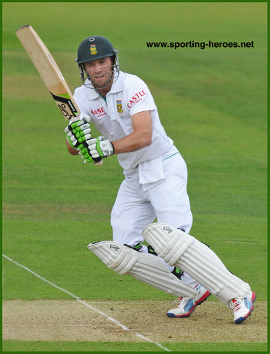 A.B. DE VILLIERS - South Africa - Test Record v England