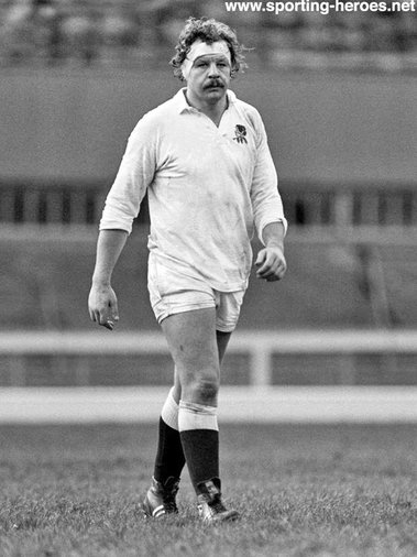 Bill Beaumont - England - International Rugby Union Caps for England.