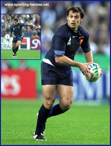 Lionel Beauxis - France - Coupe du Monde 2007 Rugby World Cup.