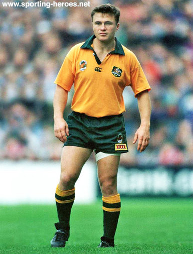 Paul Carozza - Australia - International Rugby Union Matches.