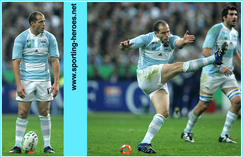 Felipe Contepomi - Argentina - 2007 World Cup (Scotland, South Africa, France)