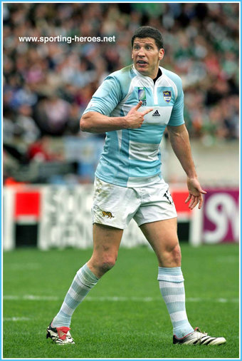 Manuel Contepomi - Argentina - 2007 World Cup (Scotland, South Africa, France)