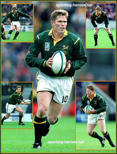Jannie DE BEER - South Africa - International Rugby Caps for The Springboks.