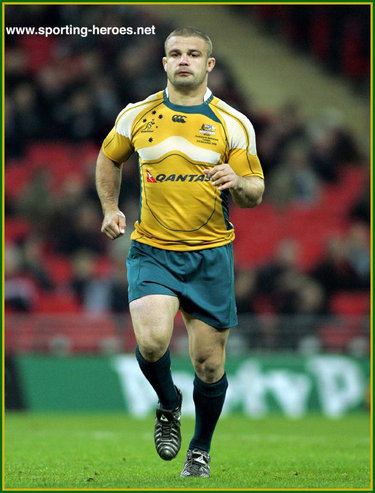 Adam Freier - Australia - International  Rugby Union Caps for Australia.