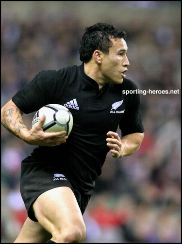 Rico Gear - New Zealand - International Rugby Union Caps for the All Blacks.