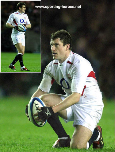 Paul Grayson - England - International Rugby Caps.