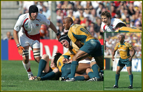 George Gregan - Australia - 2007 Rugby World Cup Finals.