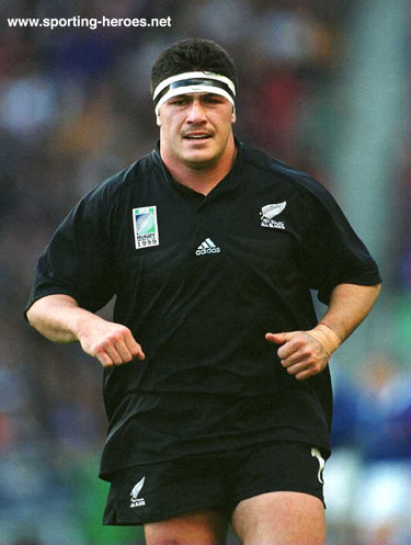 Carl Hoeft - New Zealand - International Caps for the All Blacks.