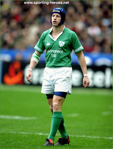 Tyrone Howe - Ireland (Rugby) - International  Rugby Union Caps.