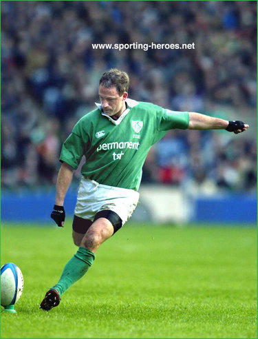 David Humphreys - Ireland (Rugby) - Irish International Rugby Caps.