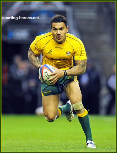 Digby Ioane - Australia - International Rugby Union Caps.